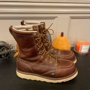 AMERICAN HERITAGE – 8″ TRAIL CRAZYHORSE SAFETY TOE – MOC TOE MAXWEAR WEDGE™